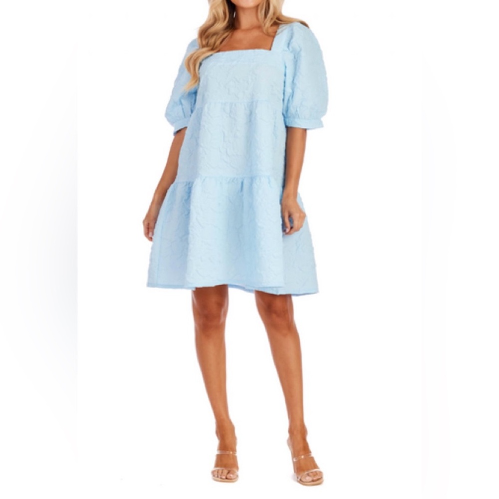 Mud Pie, Light Blue, Tiered Dress
Sz S
NWT